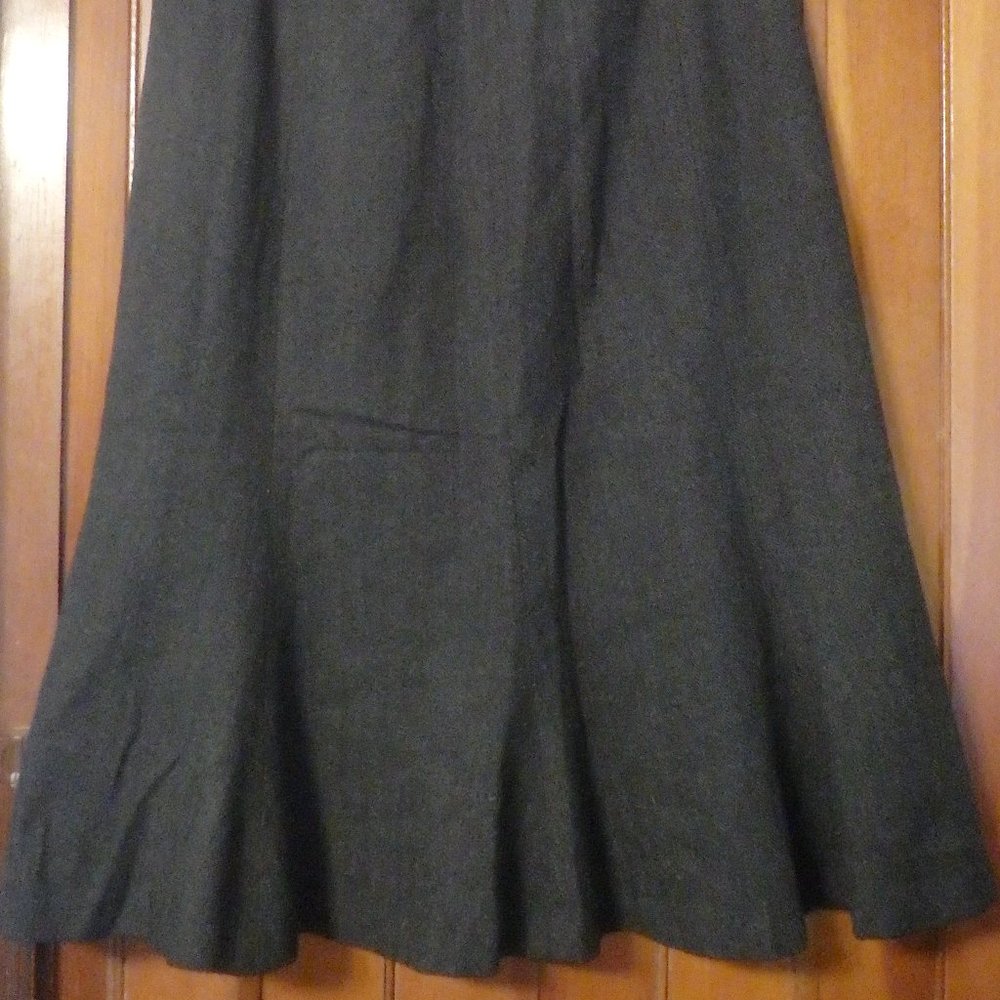 Ralph Lauren Black Wool Skirt